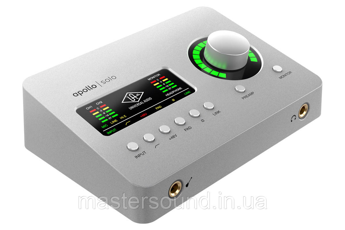 Аудио интерфейс Universal Audio Apollo Solo USB Heritage Edition (Desktop/Mac/Win/TB3)