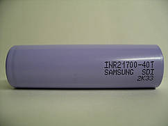 Акумулятор Samsung 40T 21700 4000mAh, 30 А високотоковий