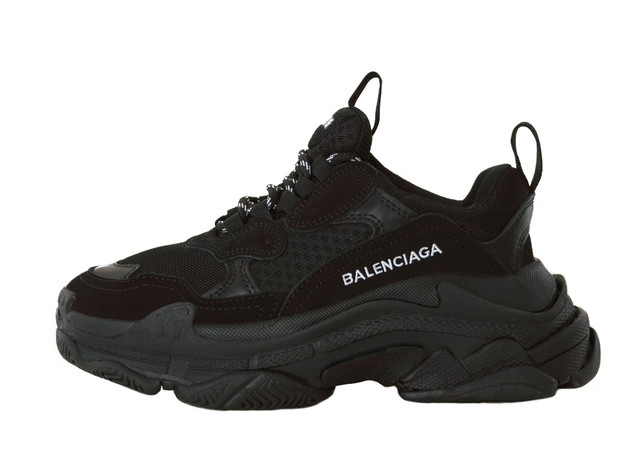 Кросівки жіночі Balenciaga Triple S Black взуття Баленсіага Тріпл С чорні