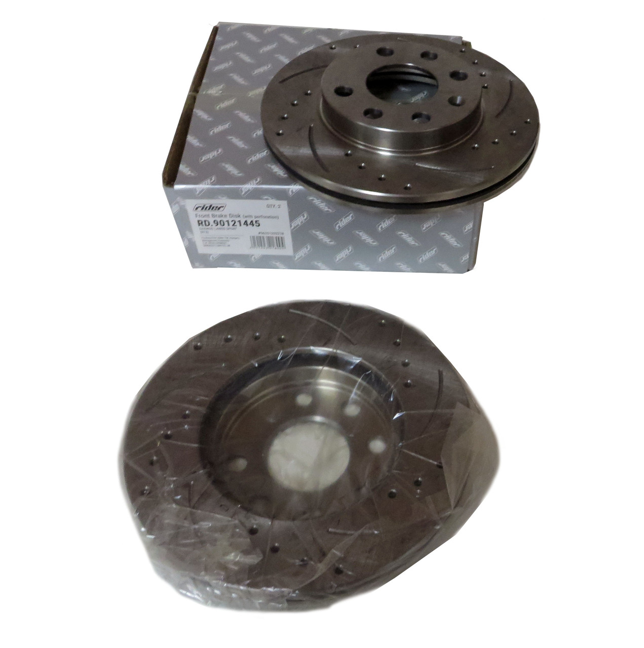 Диск гальмівний передній Ланос Спорт 1.5 (R13) RIDER. RD.90121445, фото 1