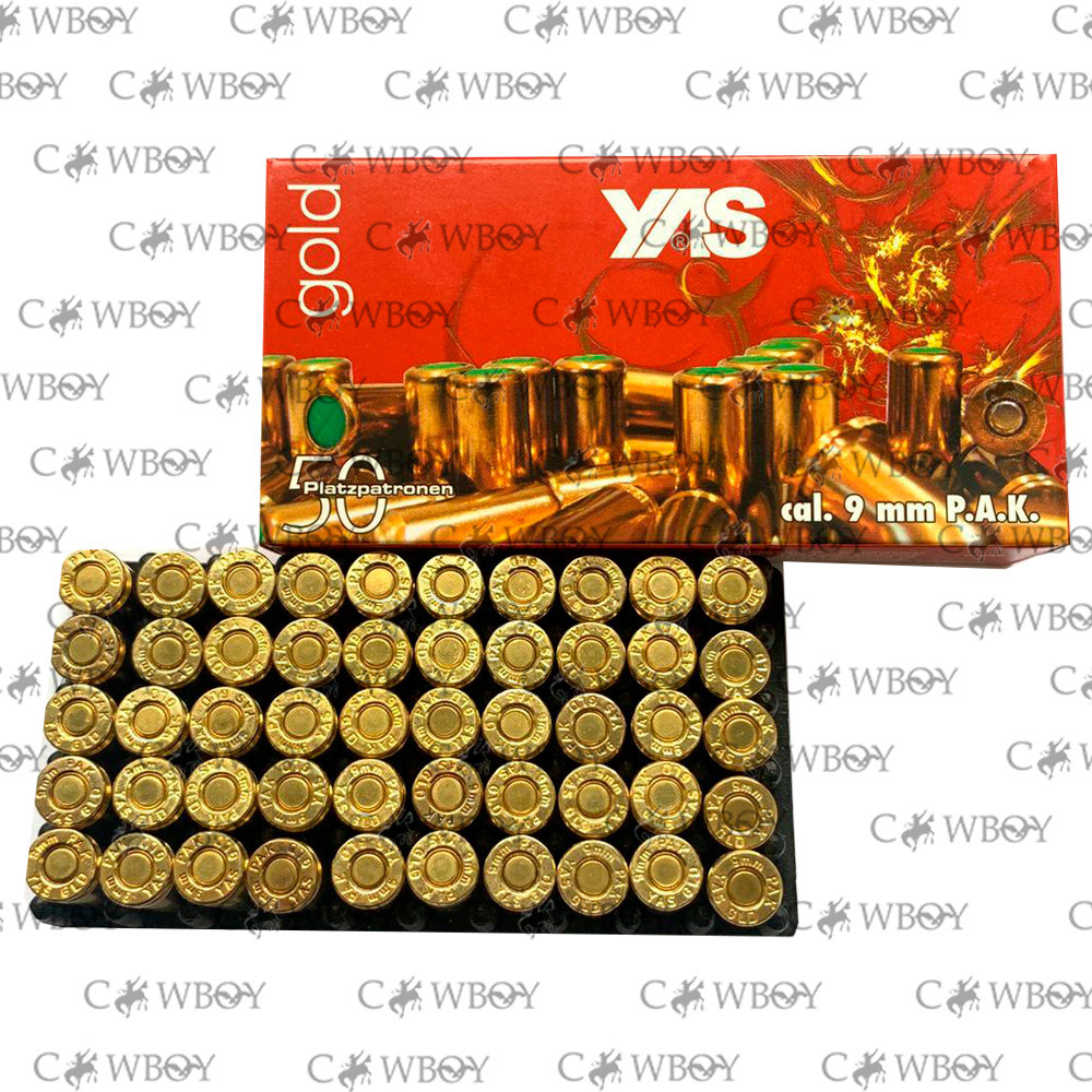Патрон шумовий YAVASCALAR Gold 9 mm (50 штук)