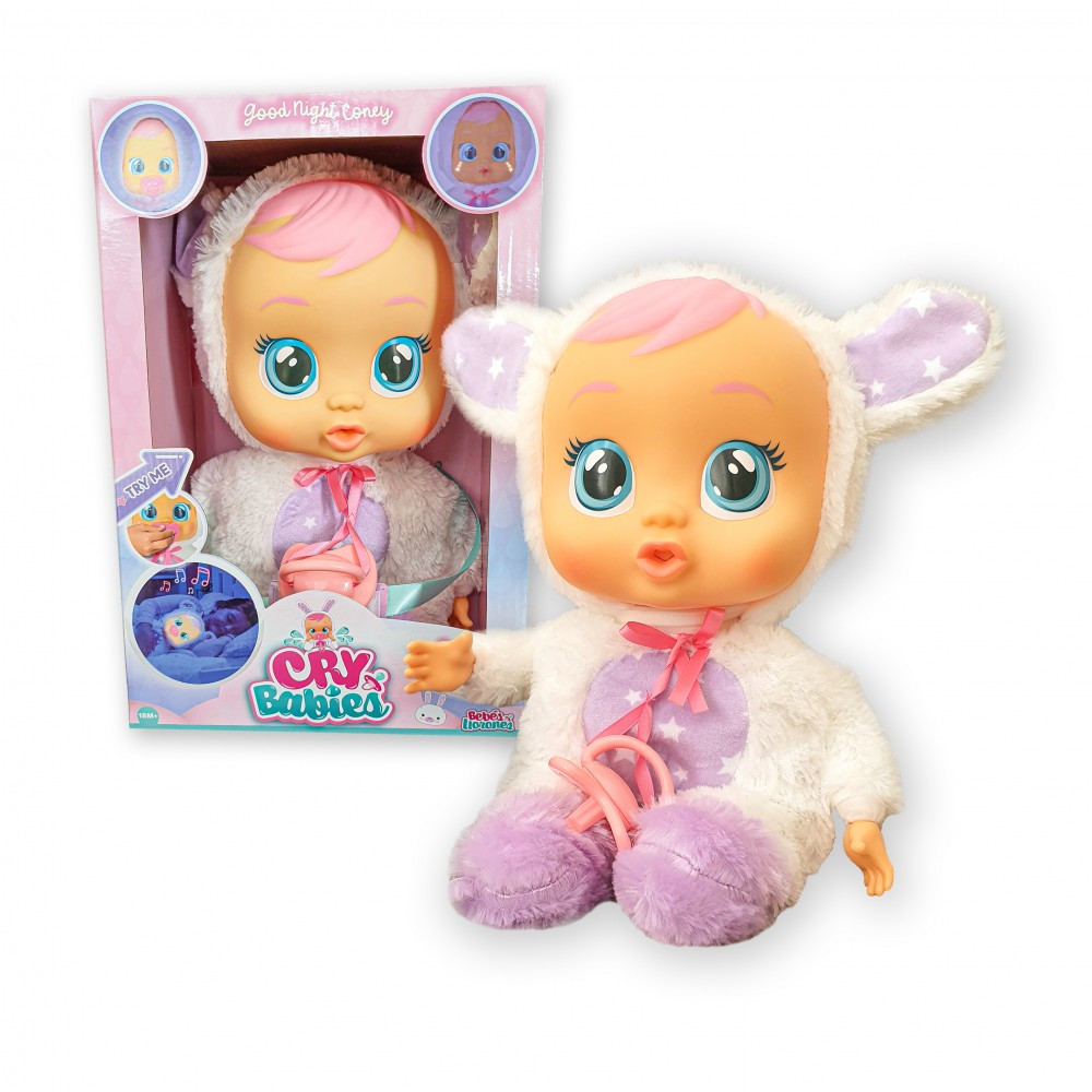 Лялька пупс плакса Зайчик Коні добраніч Cry Babies Goodnight Coney
