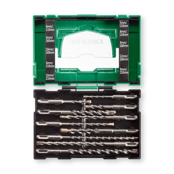 Набір свердел SDS-plus 110/160/210 мм 10 од. ⭐️⭐️Hikoki Hitachi 40030030, фото 1