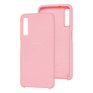 Чохол Silicone Case для Samsung Galaxy A7 (А750) рожевий