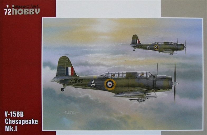 Пластикова модель 1/72 Special hobby 72268 Американський бомбардувальник V-156B Chesapeake Mk.I
