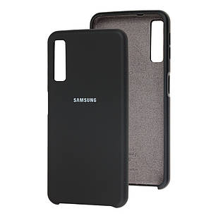 Чохол Silicone Case для Samsung Galaxy A7 (А750) чорний