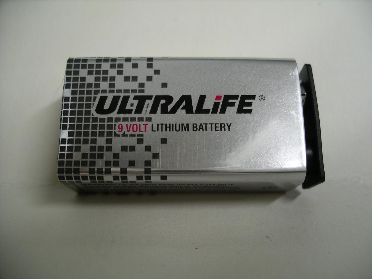 Купить Батарейка Ultralife Lithium 9V литиевая крона, 1200мА·ч в ...