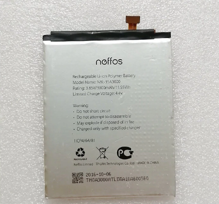 Акумулятор AAAA-Class TP-Link Neffos X1 Max / NBL-35A3000 , 3000 mAh Original PRC, фото 1