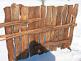 Дерев'яний паркан під старовину. Секція 1.5мх1м., фото 3