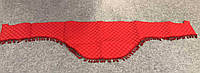 Накидки-коврик на торпеду DAF 106 красный