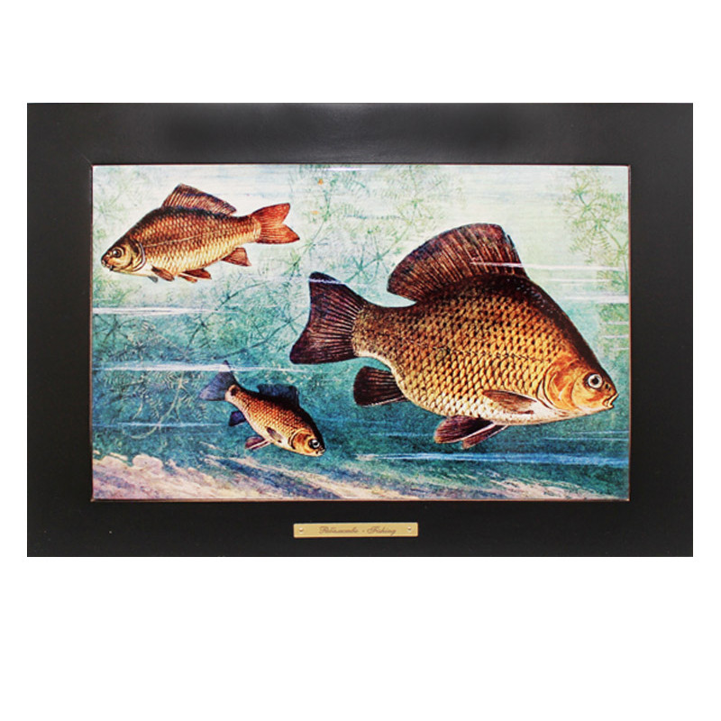Панно настінне Рибальство.Карасі,38х28/20х30 см (263-6003B), фото 1