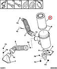Повітряний фільтр стоящий на Fiat Ducato 230, Peugeot Boxer, Citroen Jumper (1994-2002), 71754229, 1444A0, фото 4
