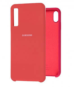 Чехол Silicone Case для Samsung Galaxy A7 (А750) Rose Red