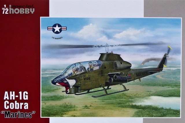 Пластикова модель 1/72 Special hobby 72280 Американський вертоліт AH-1G Cobra Marines