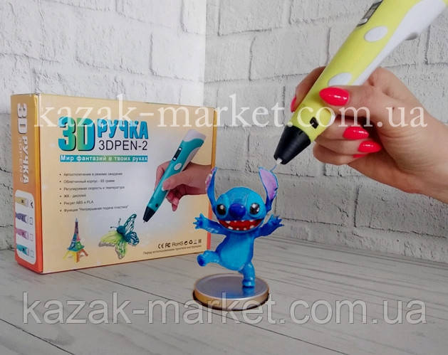 3D-ручка для малювання дитяча з LCD-дисплеєм 3Д для дітей для творчості триде, фото 1