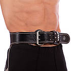 Пояс атлетичний шкіряний VELO VL-8182 (ширина-6in (15,5 см), р-р M-XXL довжина 110-125 см, з підкладкою для спини, фото 4