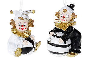 Фігурка-підвіска полістоун "Клоун" 11,5см,2 вида №707-488/Bonadi/(1)(6)