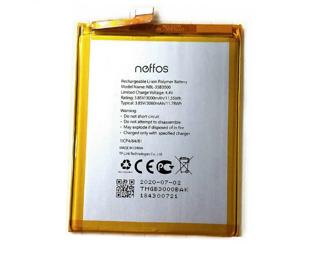 Акумулятор TP-Link Neffos C7 / NBL-35B3000, 3000 mAh АААА Original PRC