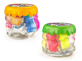 Іграшка "Лізун-гель" Rainbow Fluffy Slime 4XL (400 г) RFS-01-01 (100х100х90 мм)