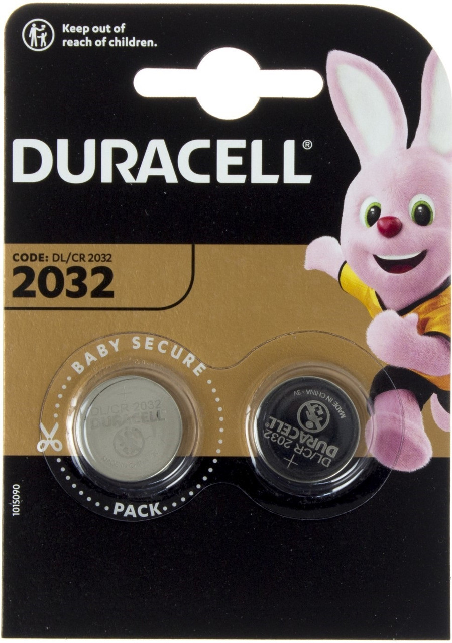 Батарейка Duracell CR2032/2bl(2)l(20), фото 1