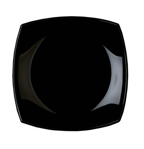 Тарілка супна скло "Luminarc.Quadrato Black" 20см №H3671/8808/H3671(6)(24)