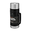 Термос харчовий Stanley Classic Legendary Matte Black 0.94 л, нержавіюча сталь, герметичний, для їжі, фото 5