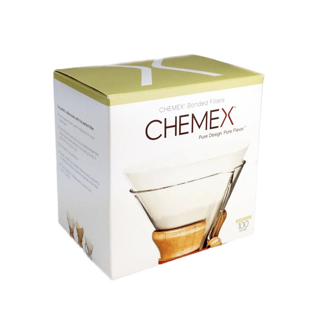 Фільтри для Кемекса Chemex 6/8/10 cup (Білі 100 шт.)