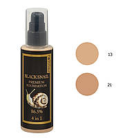 Тональний крем PRIVIA U Black Snail Premium Foundation 4 в 1 100 мл