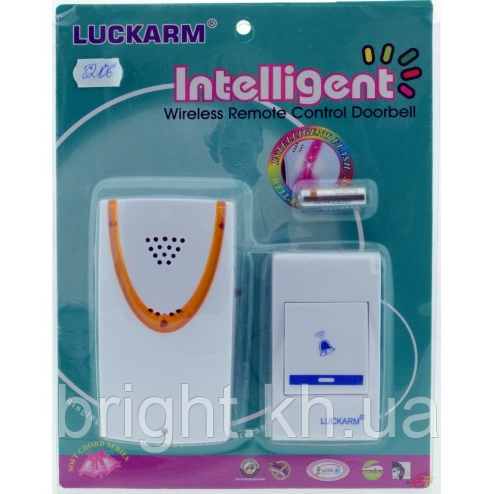 Бездротовий дверний дзвінок Luckarm 8206 від мережі 220V