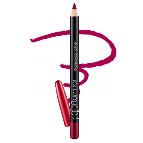 Олівець для губ водостійкий Flormar Waterpoof Lipliner № 217 Chic Crimson (Малиновий)