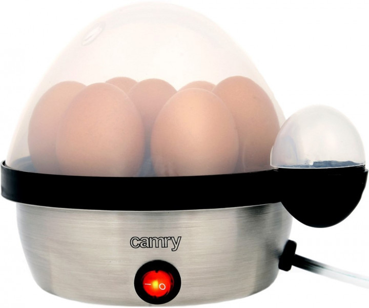 Яйцеварка электрическая на 7 яиц Camry CR-4482 350 Вт Silver/Black - фото 2 - id-p1276392584