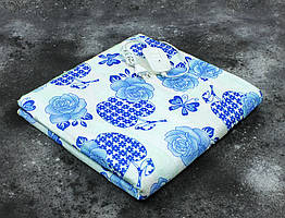 Электропростынь односпальне Lux Electric Blue Blanket Flowers 155x75 см