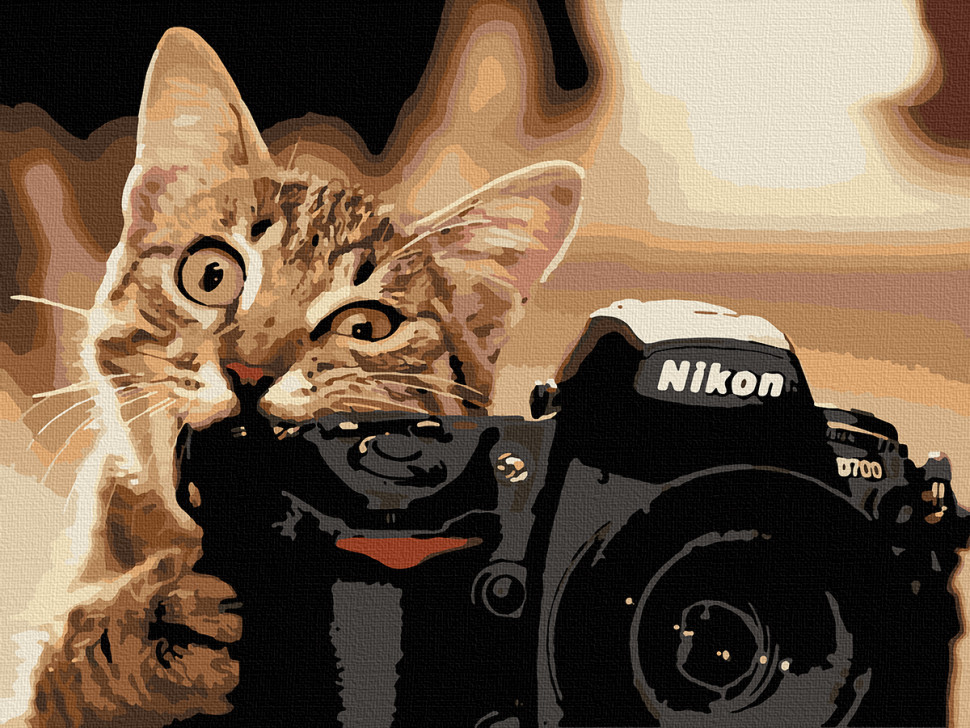 Картина за номерами mebelime . Art Craft "Пухнастий фотоГра mebelime ф" 40 * 50 см 11608-AC
