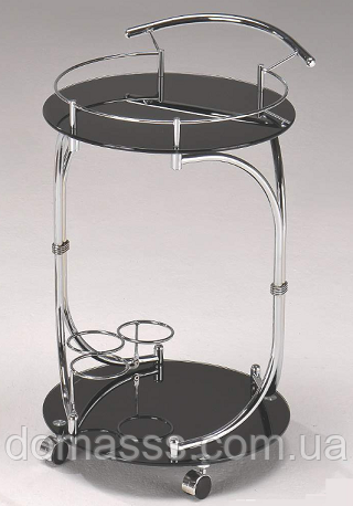 Столик сервірувальний на коліщатках 5088-BK, фото 1
