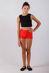 Шорти гімнастичні червоні, біфлекс