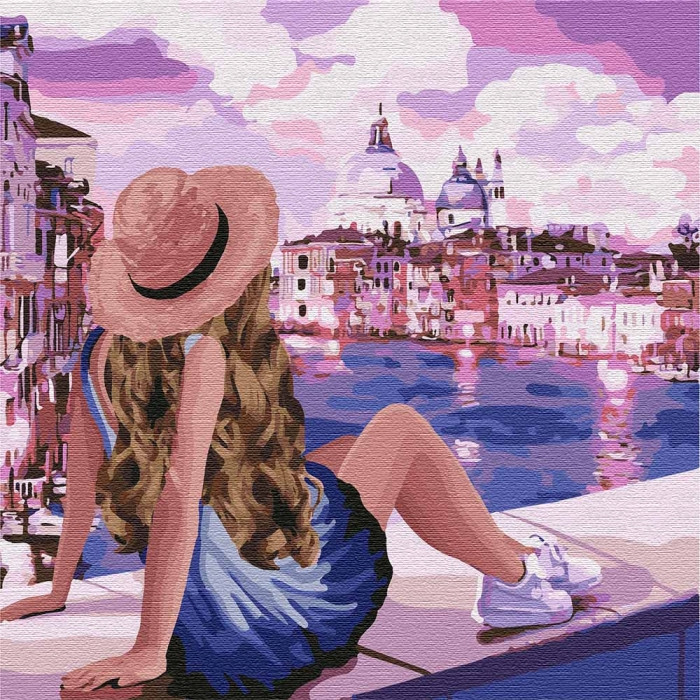 Картина mebelime mebelime за номерами. "Рожеві мрії 3" 40 * 40см KHO4742, фото 1