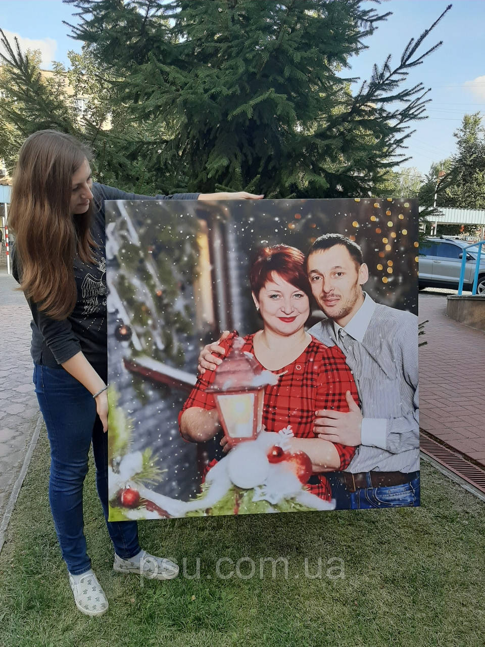 Друк фото на полотні 100х100
