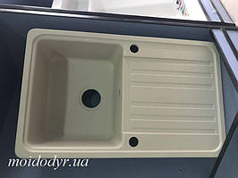 Гранітна кухонна мийка Aquasanitа - Helika Notus SQ 101 (111 - силіка)