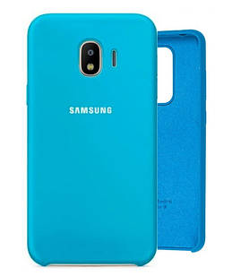 Чохол Silicone Case для Samsung Galaxy J4 (J400) блакитний