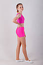 Шорти гімнастичні рожеві, біфлекс, фото 3