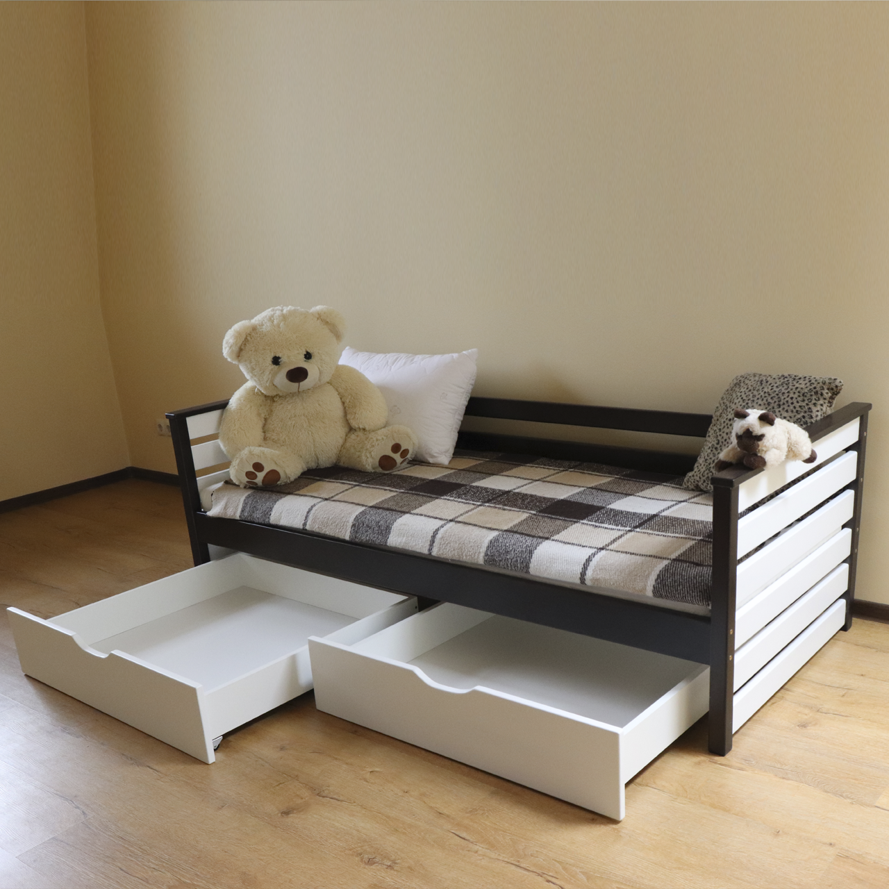 Ліжко дитяче дерев'яне Телесик (масив бука) 800х2000