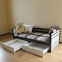 Кровать детская деревянная Телесик (массив бука)