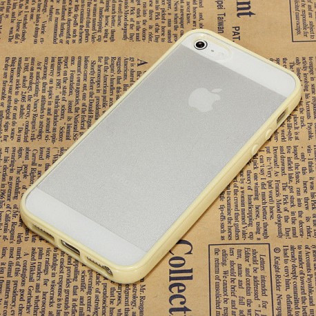 Чохол TPU Накладка для IPhone 5/5S Жовтий