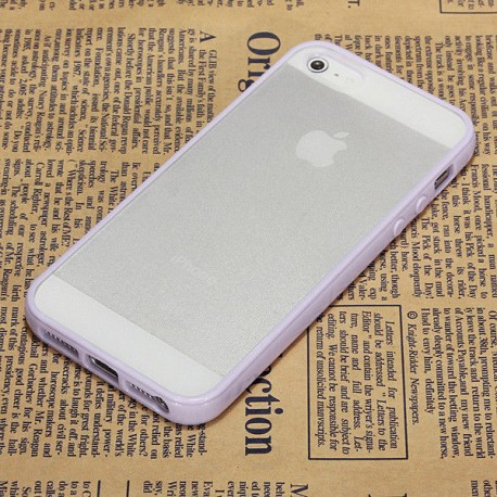 Чохол TPU Накладка для IPhone 5/5S Фіолетовий