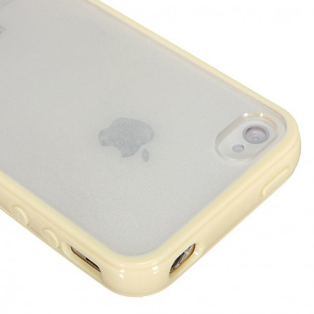 Чохол TPU Накладка для IPhone 4/4S Жовтий