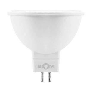 Світлодіодна лампа MR16 7W матова Biom BT-562 GU5.3 нейтральний білий світ 4500К