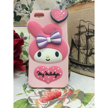 Силіконовий Чохол My Melody на IPhone 4/4S, Рожевий