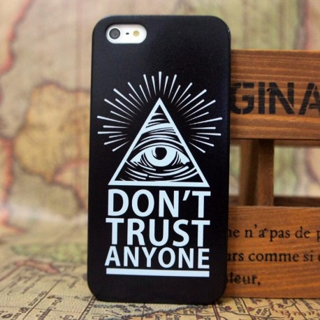 Чехол Don't trust anyone для IPhone 5/5S