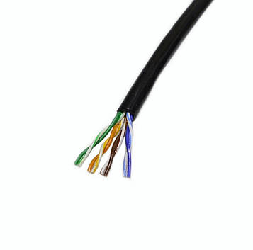 Кабель UTP-5E-Cu (вита пара) зовнішня Cabletech 4x2x0.51Cu +гель KAB0110