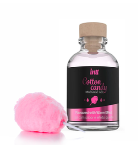 Їстівний гель для еротичного масажу Intt Cotton Candy, Солодка вата (30 мл)